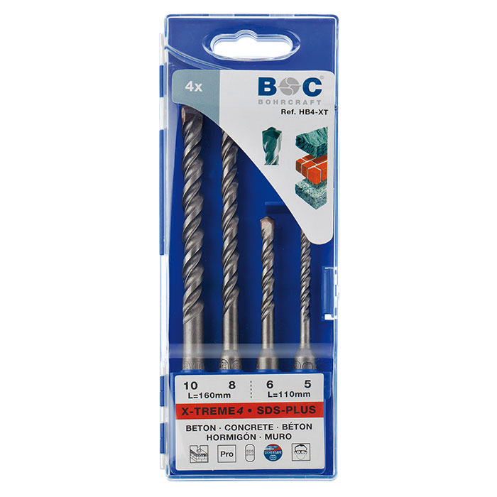 Bohrcraft set burgija SDS-plus X-TREME Ø5-10mm 4kom. HB4-XT 26101430004