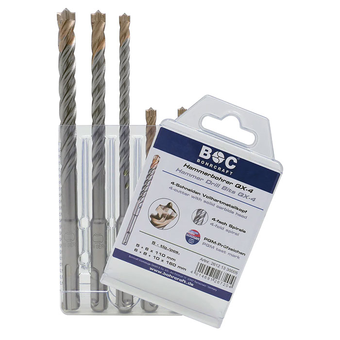 Bohrcraft set burgija SDS-plus QX-4 Ø5-10mm 5kom. HB5 QX-4 26121330005