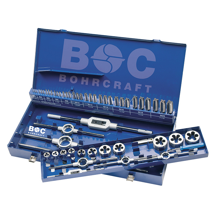 Bohrcraft set ureznica i nareznica M3-M20 sa okretačima 54-delni GW20 60001410054