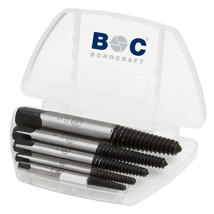 Bohrcraft set izvlakača zalomljenih vijaka 5-delni SE5 97001430005 Bohrcraft set izvlakača zalomljenih vijaka 5-delni SE5 97001430005