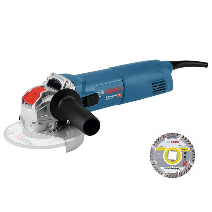 Bosch ugaona brusilica GWX 14-125 1400W Professional + X-LOCK dijamantska rezna ploča 125mm 06017B7001 Bosch ugaona brusilica GWX 14-125 1400W Professional + X-LOCK dijamantska rezna ploča 125mm 06017B7001
