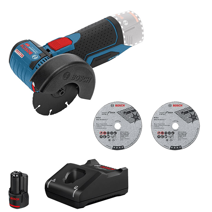 Bosch akumulatorska ugaona brusilica GWS 12V-76 Professional 0615990M3E Bosch akumulatorska ugaona brusilica GWS 12V-76 Professional 0615990M3E