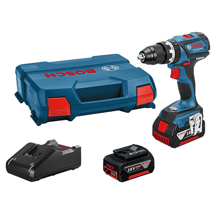 Bosch akumulatorska vibraciona bušilica-odvrtač GSB 18 V-EC Professional 06019E9120 Bosch akumulatorska vibraciona bušilica-odvrtač GSB 18 V-EC Professional 06019E9120
