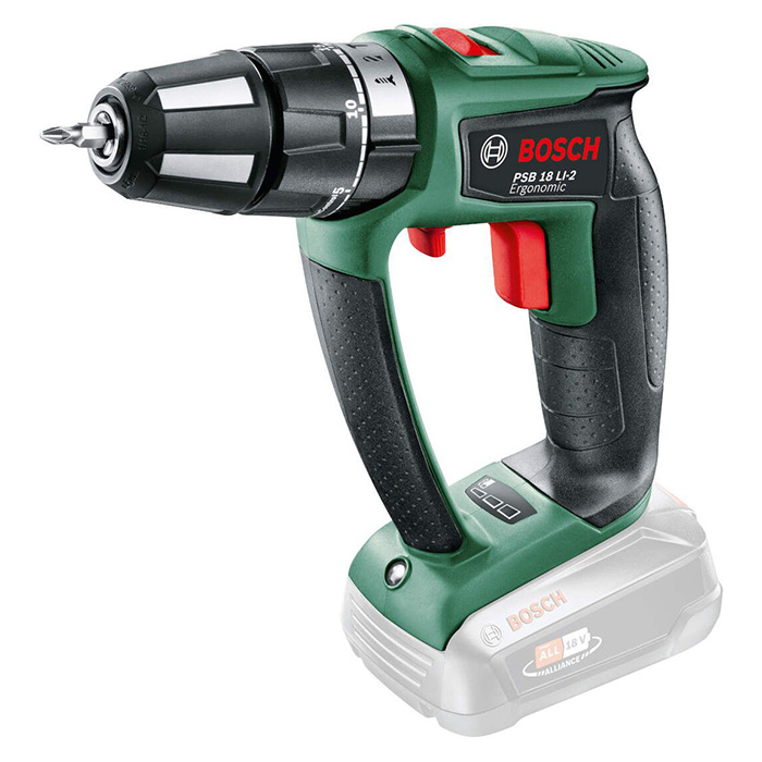 Bosch akumulatorska vibraciona bušilica-odvrtač PSB 18 LI-2 Ergonomic Solo 06039B0302