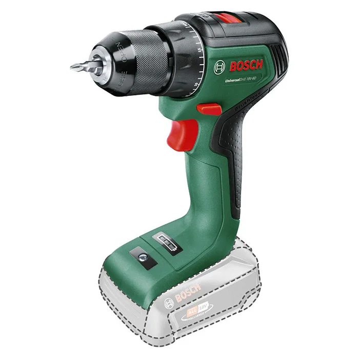 Bosch akumulatorska bušilica-odvrtač UniversalDrill 18V-60 Solo 06039D7000 Bosch akumulatorska bušilica-odvrtač UniversalDrill 18V-60 Solo 06039D7000