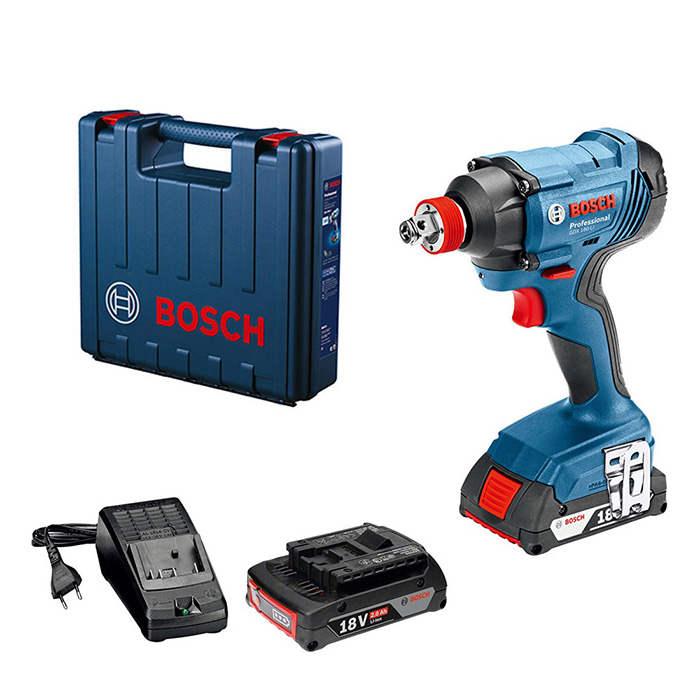 Bosch akumulatorski udarni odvrtač GDX 180-Li Professional, 2×2.0 Ah, punjač, kofer 06019G5223 Bosch akumulatorski udarni odvrtač GDX 180-Li Professional, 2×2.0 Ah, punjač, kofer 06019G5223
