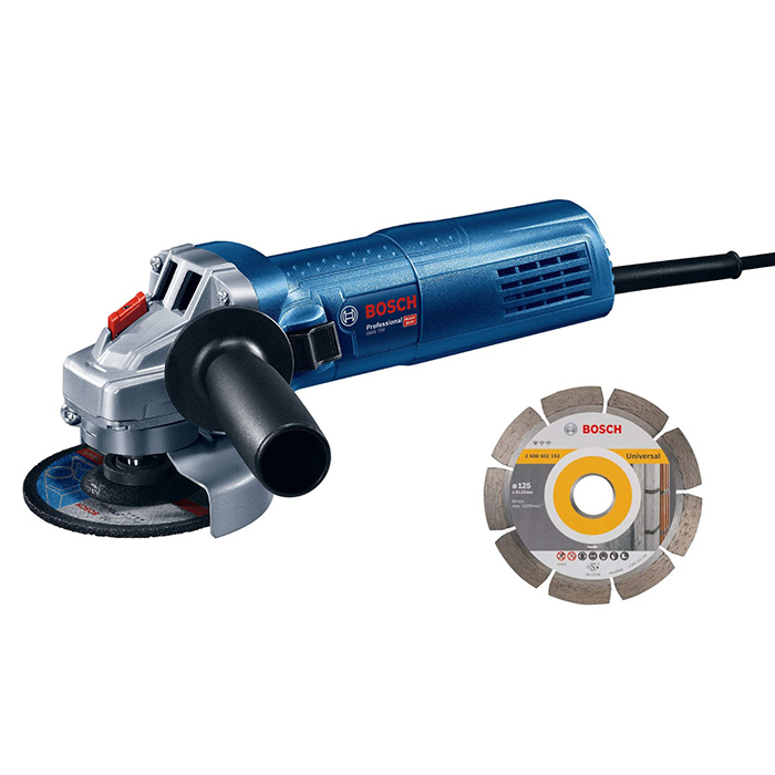 Bosch ugaona brusilica GWS 750-125 Professional + 1x dijamantski disk 060139400D