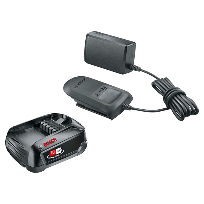 Bosch starter set 1 x akumulator PBA 18V 2,5 Ah + punjač AL 1810 CV 1600A01T9S Bosch starter set 1 x akumulator PBA 18V 2,5 Ah + punjač AL 1810 CV 1600A01T9S