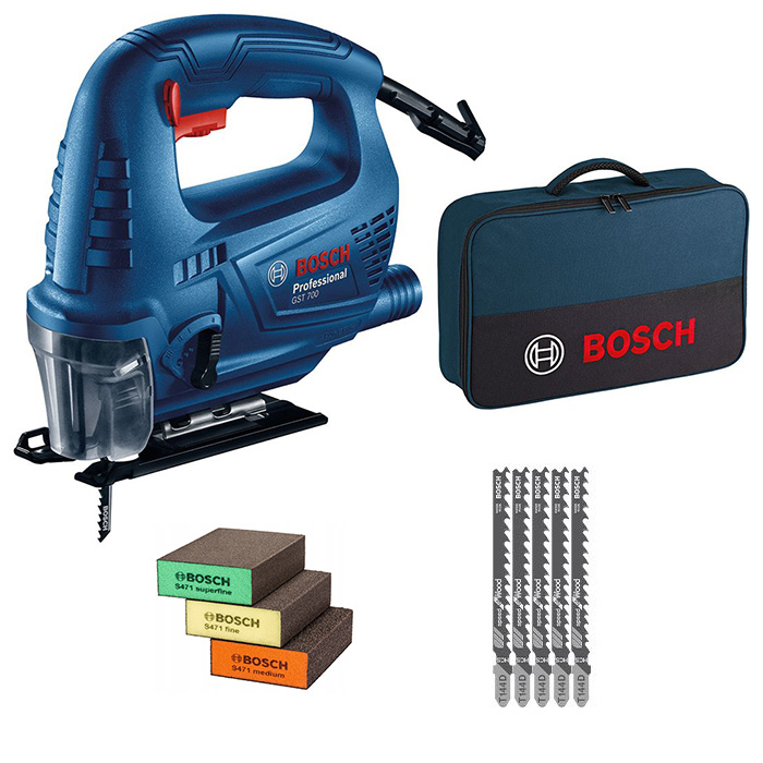 Bosch ubodna testera GST 700 Professional + 3 sunđera + 5 testera + torba 06012A7021 Bosch ubodna testera GST 700 Professional + 3 sunđera + 5 testera + torba 06012A7021