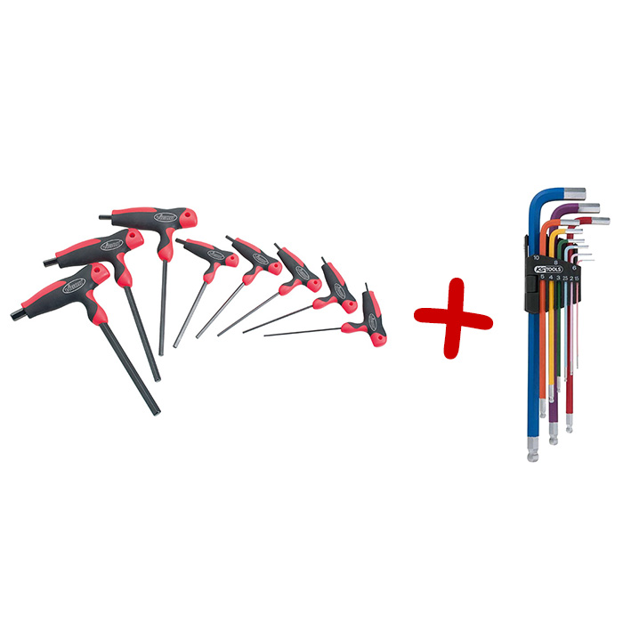 Akcijski komplet - Vigor set T-inbus ključeva 2-10mm 8 kom VI-V1409 + KS Tools set inbus ključeva sa loptastom glavom 9 kom KS-151.4325 Akcijski komplet - Vigor set T-inbus ključeva 2-10mm 8 kom VI-V1409 + KS Tools set inbus ključeva sa loptastom glavom 9 kom KS-151.4325