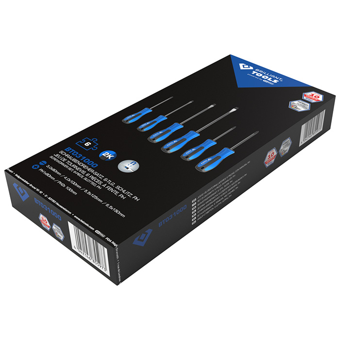 Brilliant Tools set odvijača 6 kom BT-031000 Brilliant Tools set odvijača 6 kom BT-031000