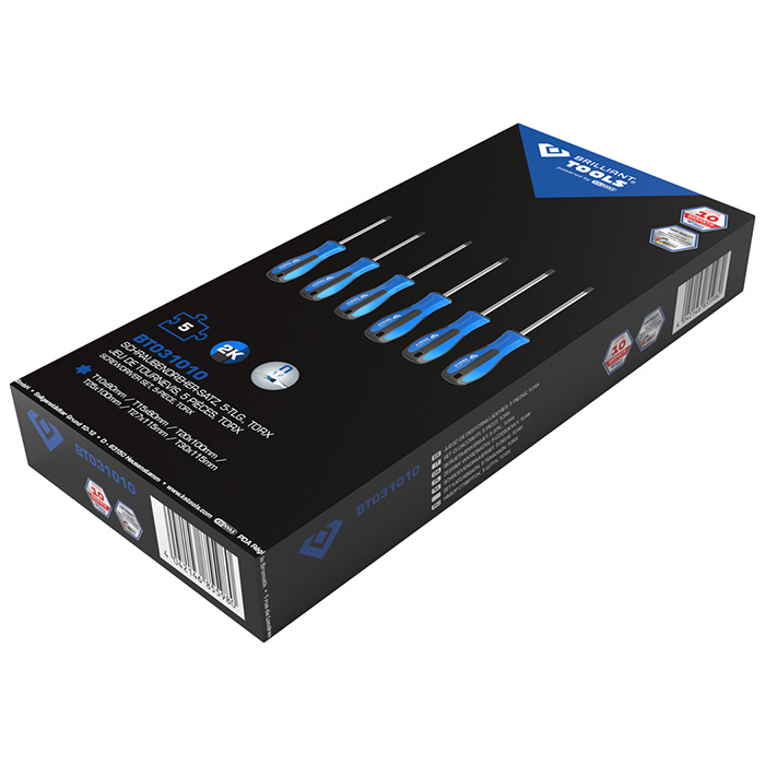 Brilliant Tools set Torx odvijača 6 kom BT-031010 Brilliant Tools set Torx odvijača 6 kom BT-031010