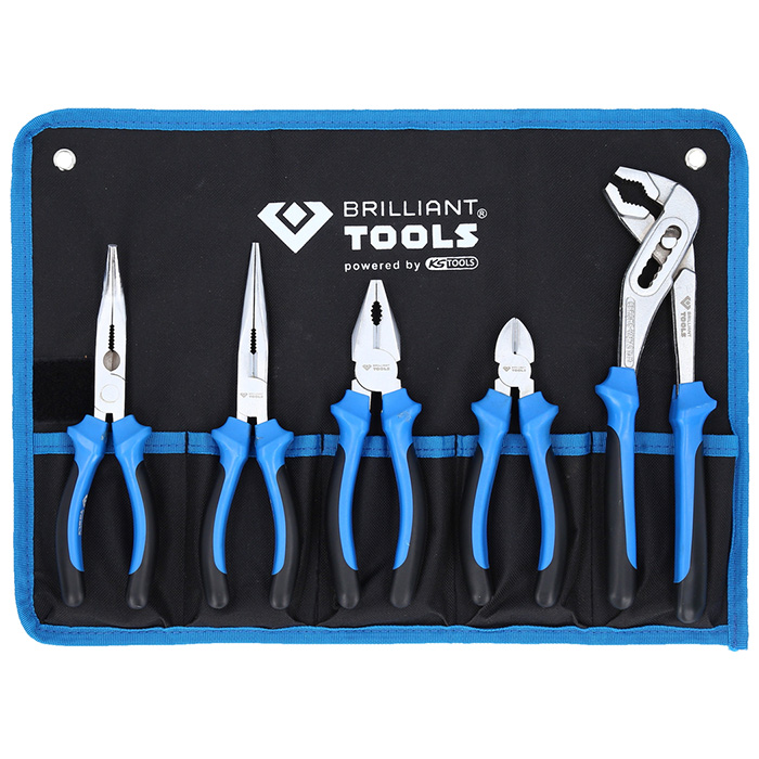 Brilliant tools set klešta 5-delni BT-060005 Brilliant tools set klešta 5-delni BT-060005