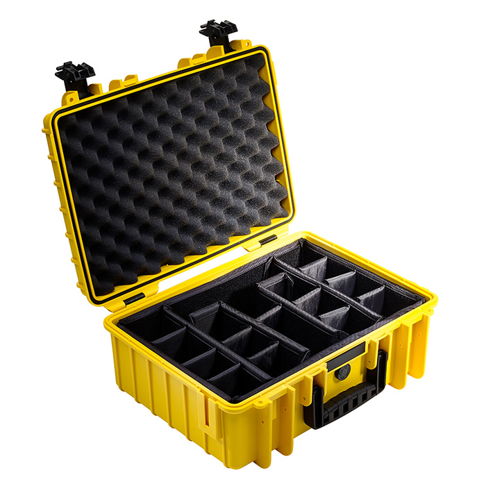 B&W International kofer za alat outdoor sa sunđerastim pregradama, žuti 5000/Y/RPD