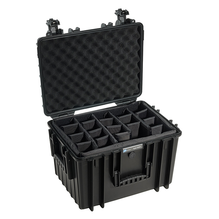B&W International kofer za alat outdoor sa sunđerastim pregradama, crni 5500/B/RPD B&W International kofer za alat outdoor sa sunđerastim pregradama, crni 5500/B/RPD