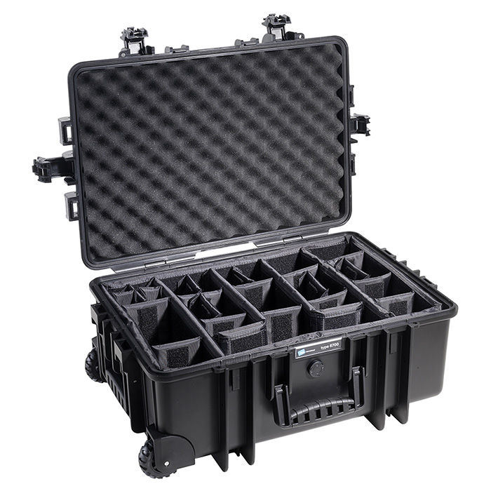 B&W International kofer za alat outdoor sa sunđerastim pregradama, crni 6700/B/RPD B&W International kofer za alat outdoor sa sunđerastim pregradama, crni 6700/B/RPD