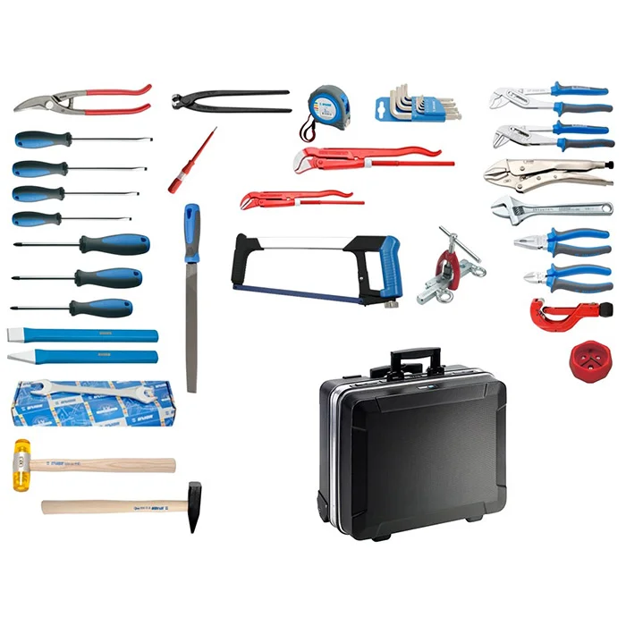 Set UNIOR vodoinstalaterskog alata od 49 delova u B&W koferu za alat GO 900/49G Set UNIOR vodoinstalaterskog alata od 49 delova u B&W koferu za alat GO 900/49G