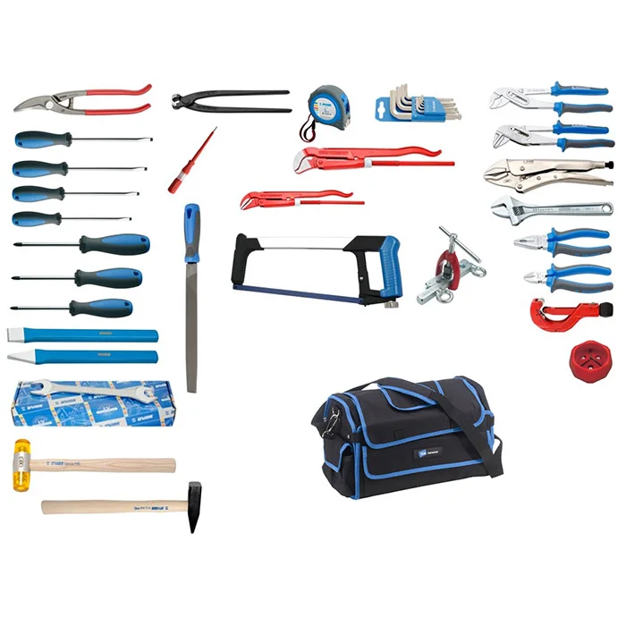 Set UNIOR vodoinstalaterskog alata od 49 delova u B&W torbi za alat WORK 900/49W Set UNIOR vodoinstalaterskog alata od 49 delova u B&W torbi za alat WORK 900/49W