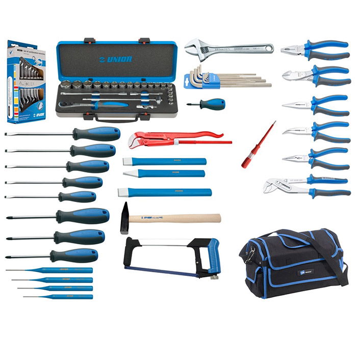 Set UNIOR alata od 68 delova u B&W torbi za alat WORK 900/68W Set UNIOR alata od 68 delova u B&W torbi za alat WORK 900/68W