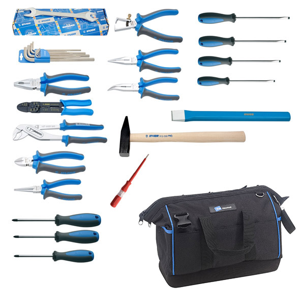Set UNIOR alata za električare od 35 delova u B&W torbi za alat CARRY 900/35C Set UNIOR alata za električare od 35 delova u B&W torbi za alat CARRY 900/35C