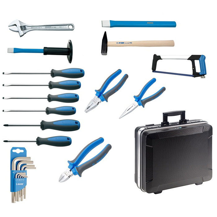 Set UNIOR alata od 23 dela u B&W koferu za alat BASE 900/23B Set UNIOR alata od 23 dela u B&W koferu za alat BASE 900/23B