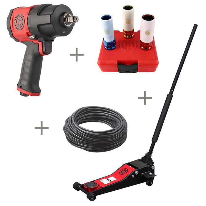 Chicago Pneumatic akcijski set - pneumatski udarni odvijač 1/2 Chicago Pneumatic akcijski set - pneumatski udarni odvijač 1/2