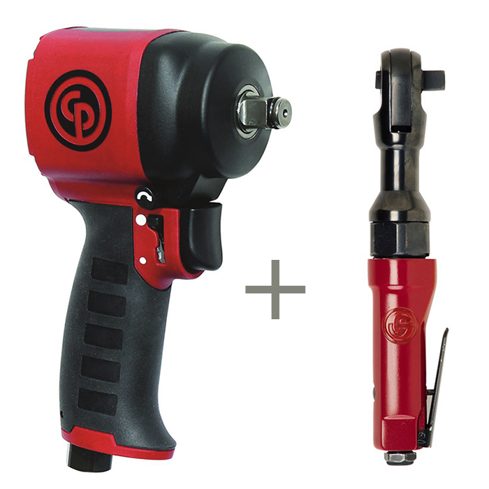 Chicago Pneumatic akcijski set - pneumatski mini udarni odvijač 1/2 Chicago Pneumatic akcijski set - pneumatski mini udarni odvijač 1/2