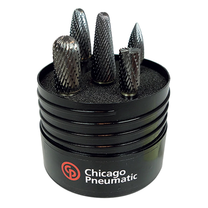Chicago Pneumatic set glodala - Double cut 5 kom 8940171787 Chicago Pneumatic set glodala - Double cut 5 kom 8940171787
