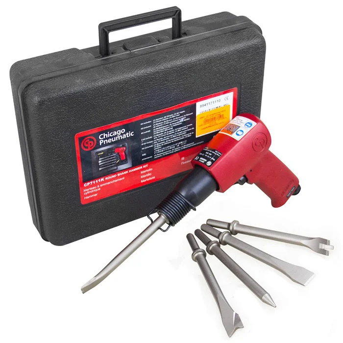 Chicago Pneumatic pneumatski udarni čekić (okrugli prihvat) u setu CP7111K Chicago Pneumatic pneumatski udarni čekić (okrugli prihvat) u setu CP7111K