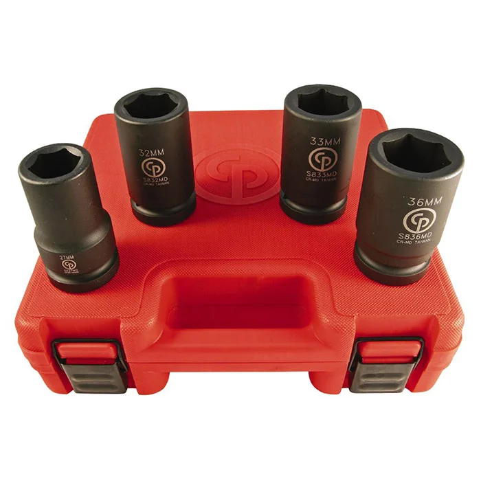 Chicago Pneumatic set dubokih udarnih nasadnih ključeva 1 Chicago Pneumatic set dubokih udarnih nasadnih ključeva 1