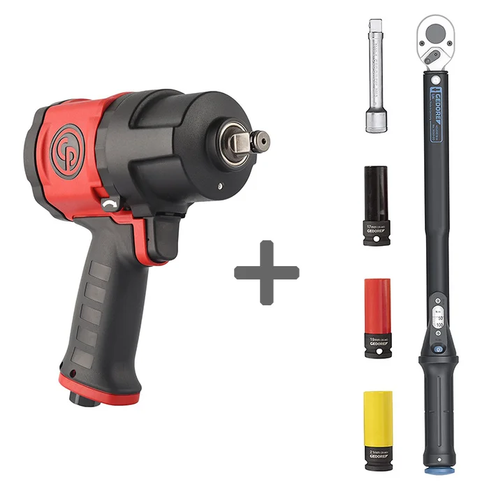 Super vulkanizerska akcija set 1 - Chicago Pneumatic pneumatski udarni odvijač 1/2 Super vulkanizerska akcija set 1 - Chicago Pneumatic pneumatski udarni odvijač 1/2