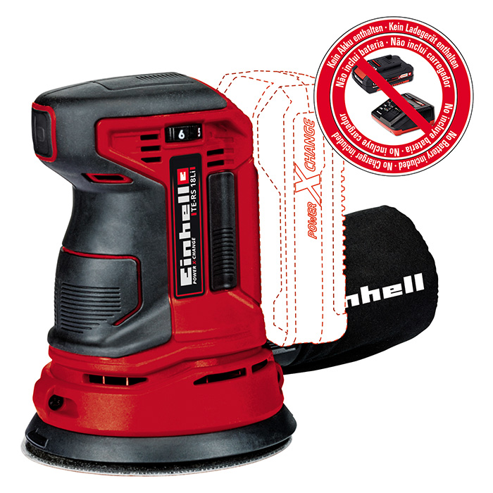 Einhell akumulatorska ekscentrična brusilica Power X-Change TE-RS 18 Li - Solo Einhell akumulatorska ekscentrična brusilica Power X-Change TE-RS 18 Li - Solo