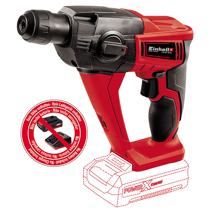 Einhell akumulatorska čekić bušilica Power X-Change TE-HD 18 Li - Solo Einhell akumulatorska čekić bušilica Power X-Change TE-HD 18 Li - Solo