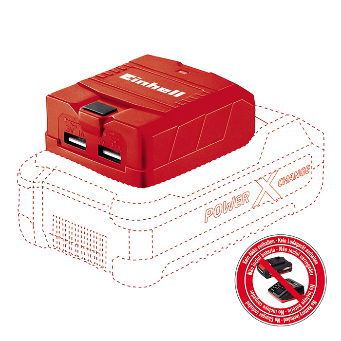 Einhell USB Power Bank baterija/starter Power X-Change TC-CP 18 Li USB - Solo Einhell USB Power Bank baterija/starter Power X-Change TC-CP 18 Li USB - Solo