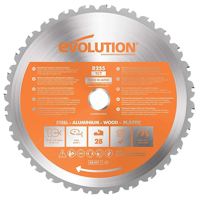 Evolution list testere 255mm multi EVO255-MULTI Evolution list testere 255mm multi EVO255-MULTI