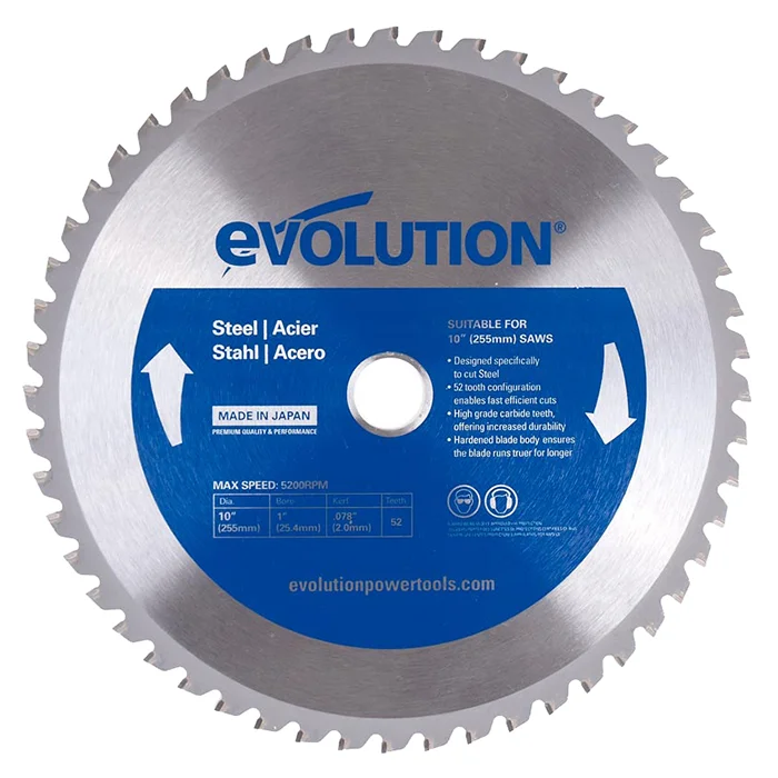 Evolution list testere 255mm za čelik EVO255-STEEL Evolution list testere 255mm za čelik EVO255-STEEL