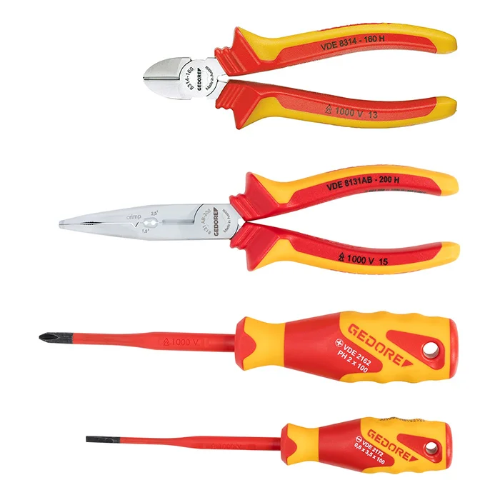 Gedore set VDE klešta i odvijača 4-delni VDE S 8321 H Gedore set VDE klešta i odvijača 4-delni VDE S 8321 H