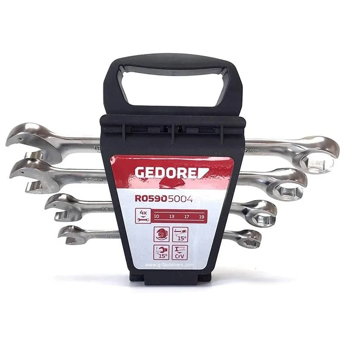 Gedore set vilastih otvorenih ključeva 10-19mm 4-delni R05905004 Gedore set vilastih otvorenih ključeva 10-19mm 4-delni R05905004