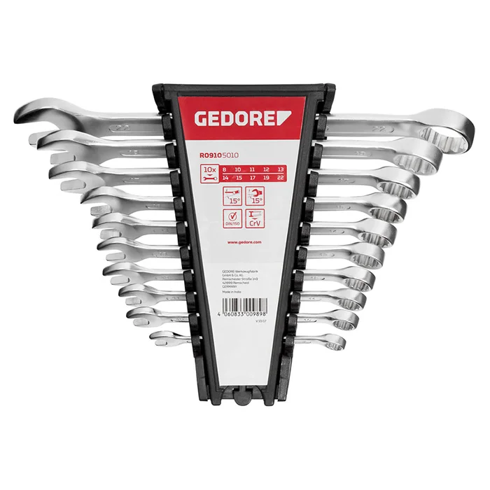 Gedore set vilasto-okastih ključeva 8-22mm 10-delni R09105010 Gedore set vilasto-okastih ključeva 8-22mm 10-delni R09105010