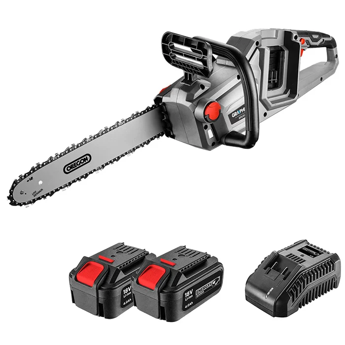 Graphite akumulatorska lančana testera Energy+ sa 2 baterije 4.0Ah i punjačem 58G043+2x58G004+58G002 Graphite akumulatorska lančana testera Energy+ sa 2 baterije 4.0Ah i punjačem 58G043+2x58G004+58G002