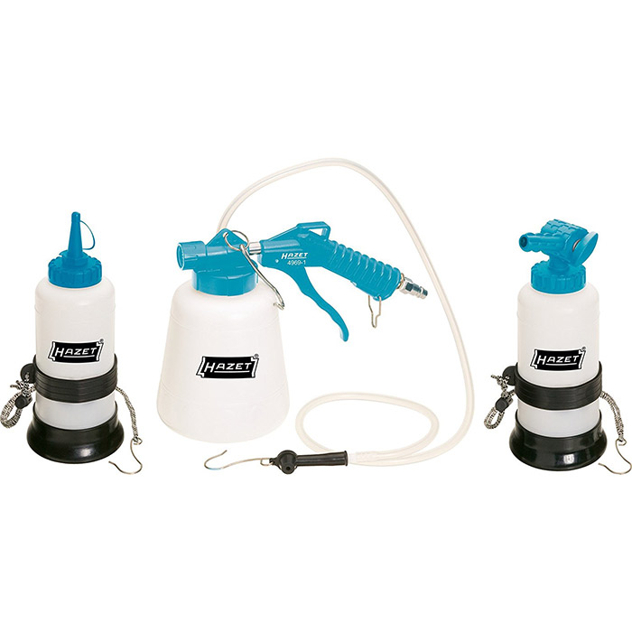 Hazet pneumatski set za izvlačenje kočione tečnosti HZ-4969-1/3 Hazet pneumatski set za izvlačenje kočione tečnosti HZ-4969-1/3