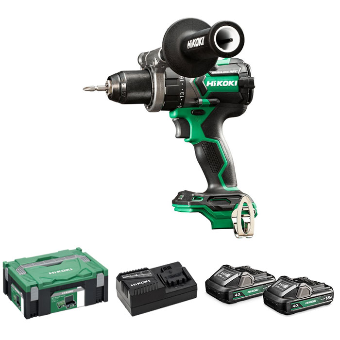 Hikoki akumulatorska bušilica/zavrtač 18V (2x4.0Ah) DS18DC-WHZ Hikoki akumulatorska bušilica/zavrtač 18V (2x4.0Ah) DS18DC-WHZ