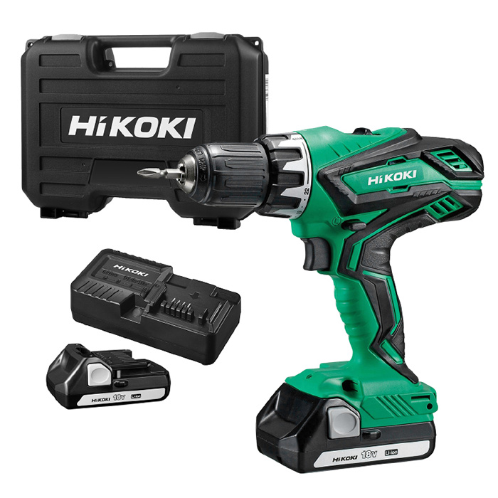 Hikoki akumulatorska bušilica PL SET (2x1.5Ah) 53Nm/18V DS18DJL-WCZ Hikoki akumulatorska bušilica PL SET (2x1.5Ah) 53Nm/18V DS18DJL-WCZ