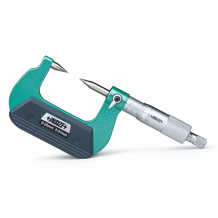 Insize mikrometar sa šiljatim vrhom 0-25mm IN3230-25A Insize mikrometar sa šiljatim vrhom 0-25mm IN3230-25A