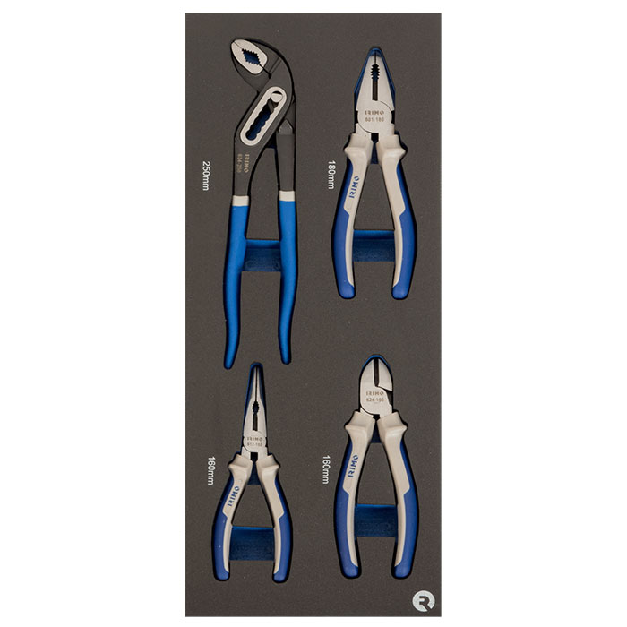 Irimo set 4 klešta u 1/3 penastom ulošku IFF1E013 Irimo set 4 klešta u 1/3 penastom ulošku IFF1E013