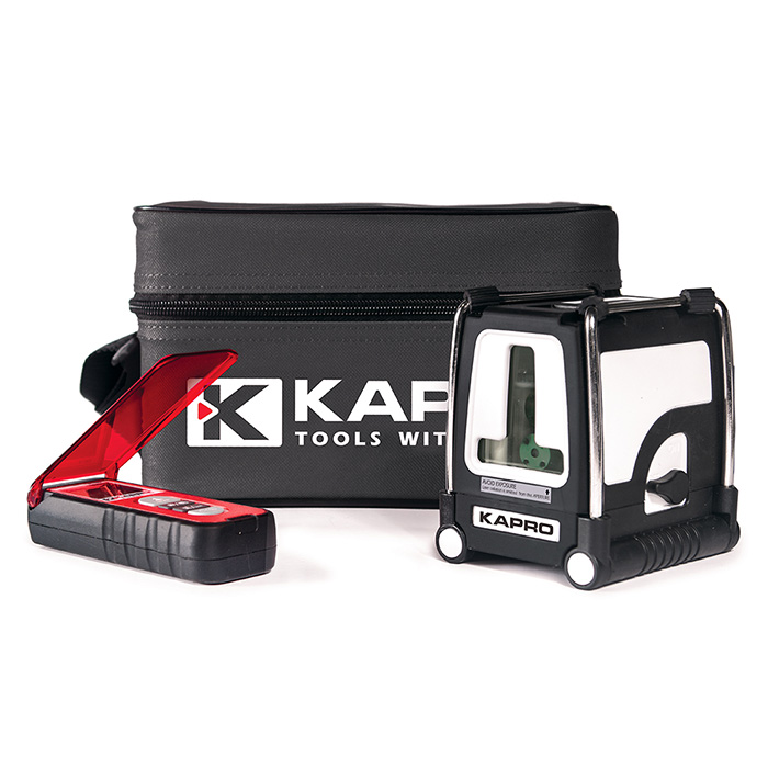 Kapro set - laserski nivelator zeleni 872G + laserski daljinomer K872G363