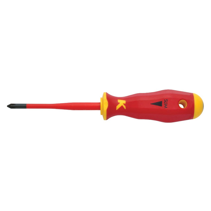 Klauke krstasti odvijač SLIM PH1x80mm 1000V VDE KL110PH1ISLIM Klauke krstasti odvijač SLIM PH1x80mm 1000V VDE KL110PH1ISLIM