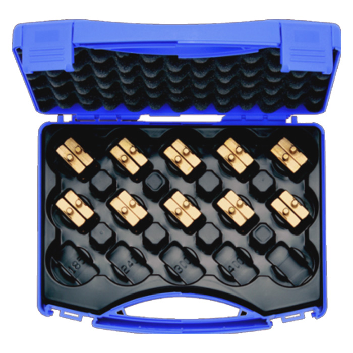 Klauke set umetaka za krimp presu Cu 6-150mm² 10 pari u koferu HR4SET6-150/4