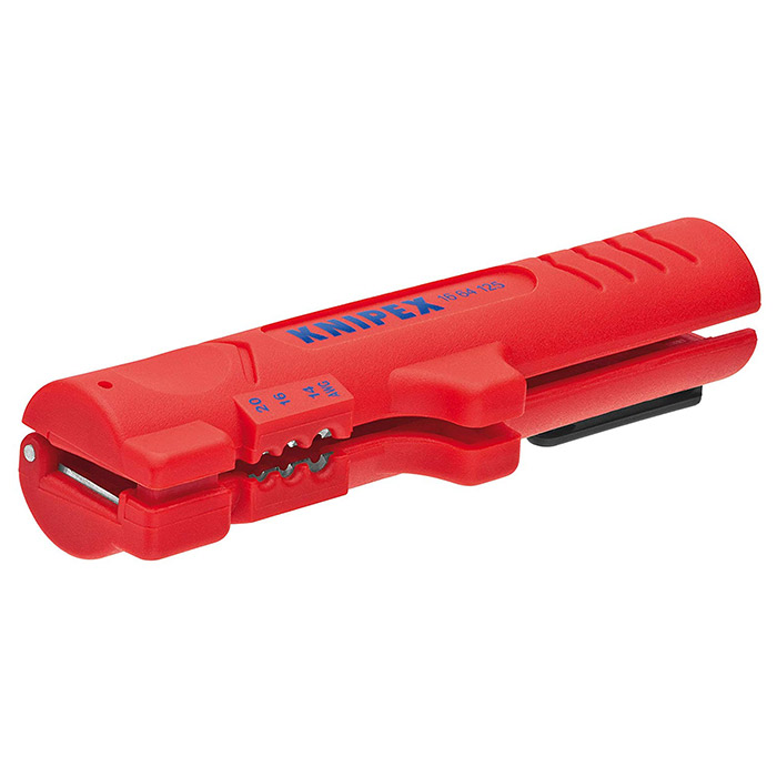 Knipex alat za skidanje izolacije sa ravnih i okruglih kablova 16 64 125 SB Knipex alat za skidanje izolacije sa ravnih i okruglih kablova 16 64 125 SB