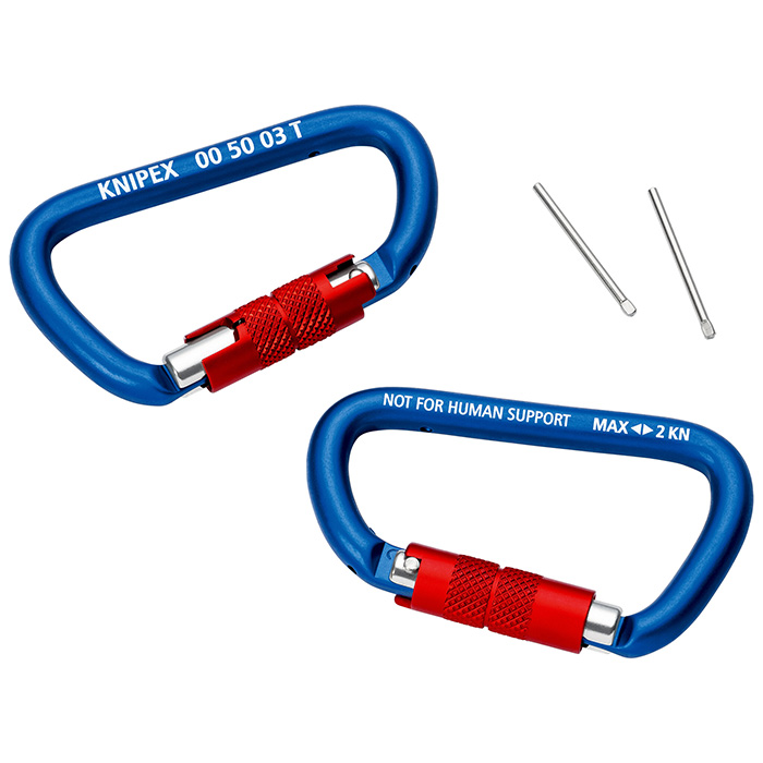 Knipex karabiner 2 kom 00 50 03 T BK